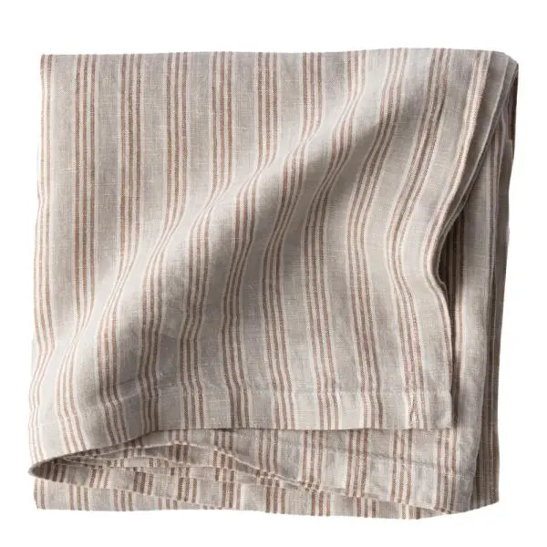 Linduk 175x175 cm hazelnut stripe