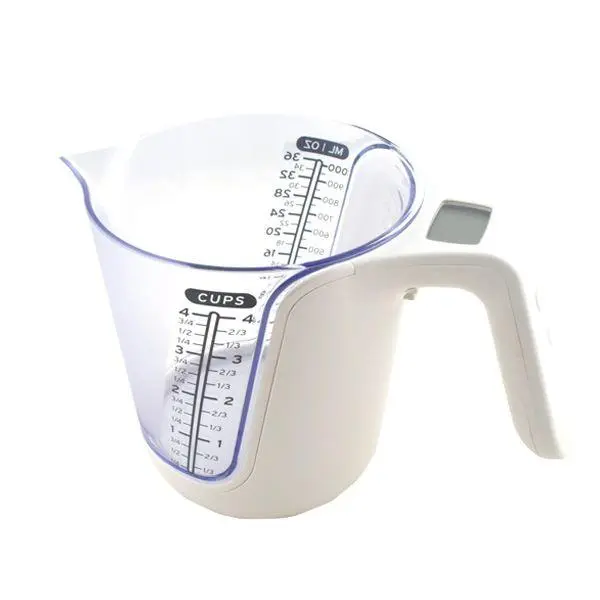 Digitalt målebeger 3 kg/1 g creme