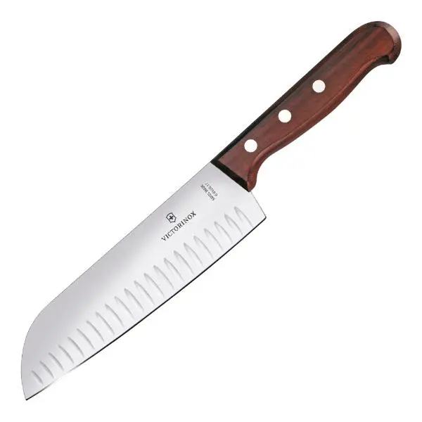 Kebony santoku-kniv riflet 17 cm
