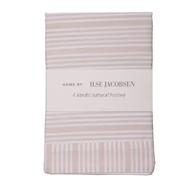 Bedding Collection putetrekk 50x60 cm 2 stk sand stripes
