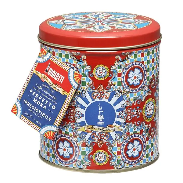 Kaffeboks med kaffe 200g Dolce & Gabbana rød