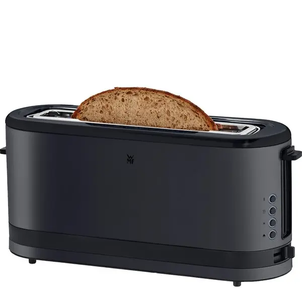 KitchenMinis brødrister med lang rille 900W svart