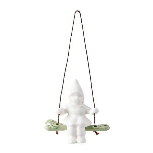 Christmas Tales gyngende jente 8 cm hvit