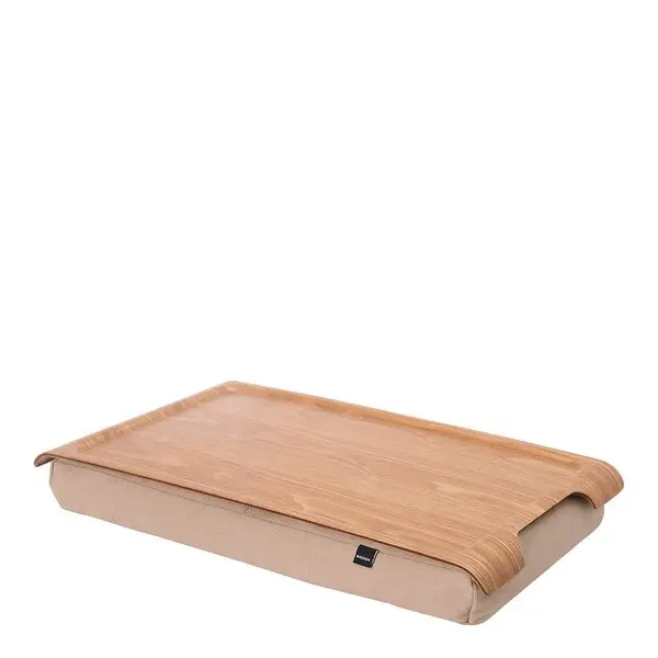 Laptray knebrett 43x23 cm piltre/sand