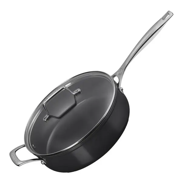 ENSC traktørpanne med glasslokk 4L 26 cm black