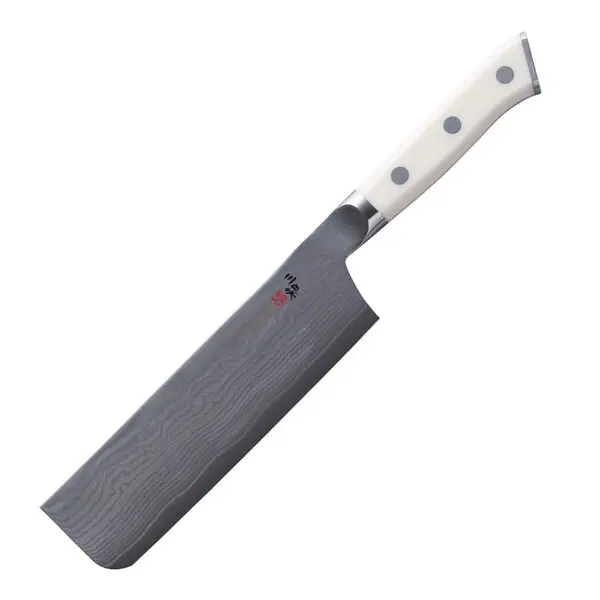 Classic Damaskus Nakiri kniv 16,5 cm hvit