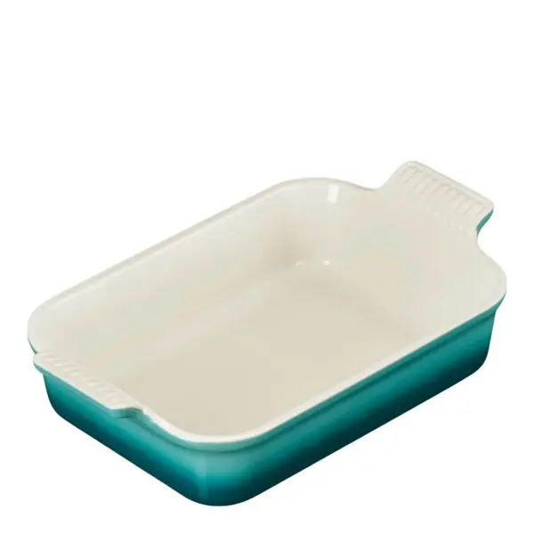 Heritage rektangulært ildfast form 26x19 cm Bleu Riviera