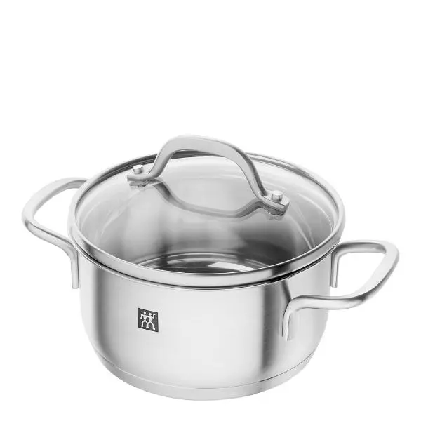 Pico gryte med glasslokk 14 cm 1L