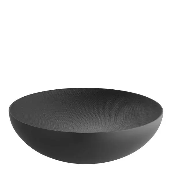 Double skål 25 cm svart