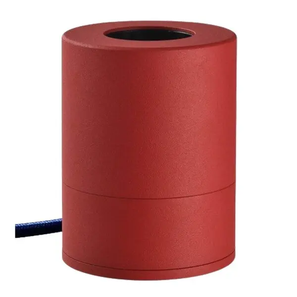 MITB Pop sokkel bordlampe 9 cm rød aluminium