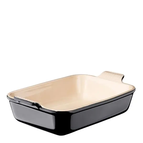 Heritage rektangulær form 32x24 cm black