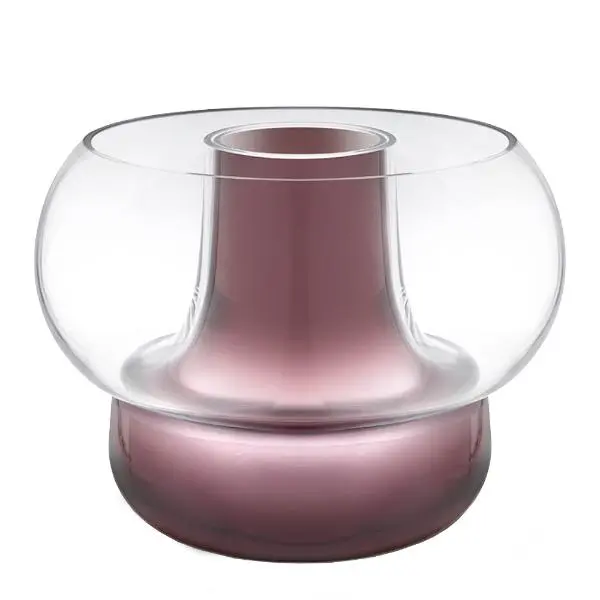 Cado vase H24 cm plomme