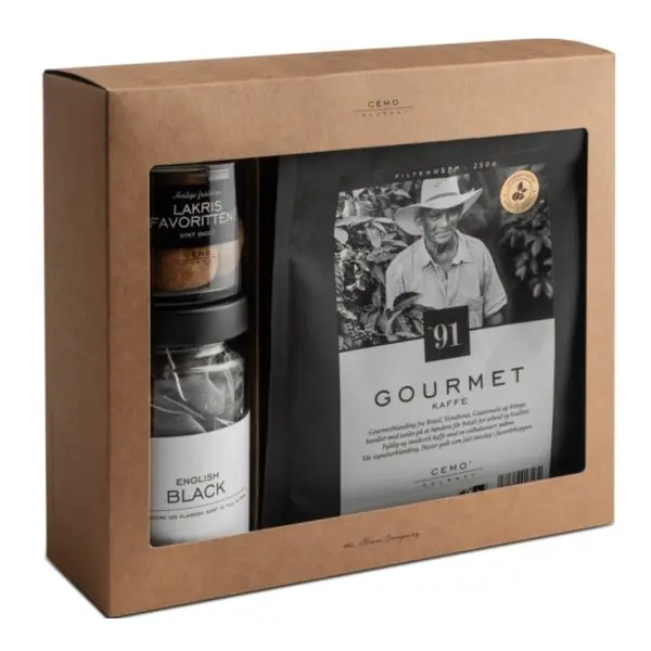 Gourmet gavesett kaffe & te