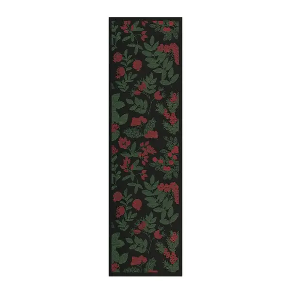 Skumringsbær bordløper 35x120 cm rød