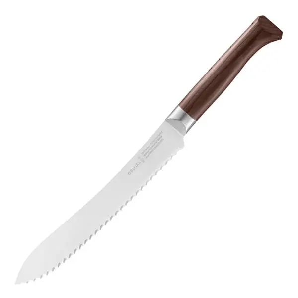 Les Forges brødkniv 34 cm mørk bøk