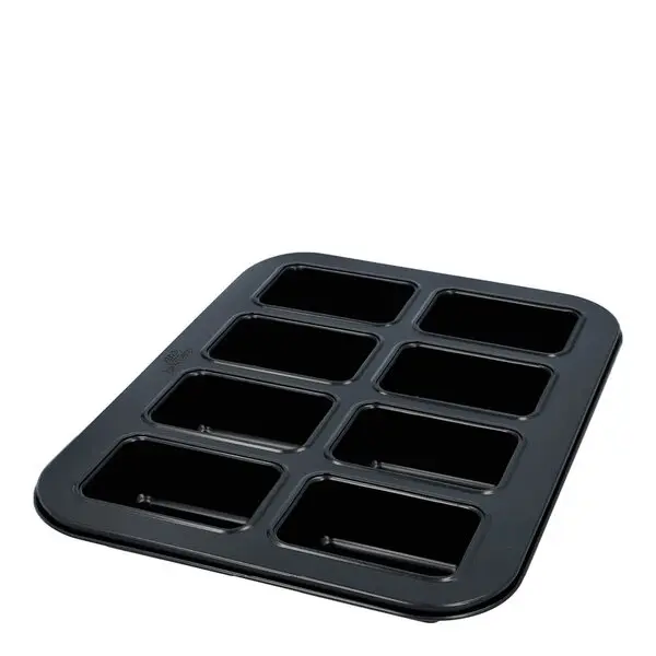 Bread Buddies minibrødform 8 brød 35x27 cm svart