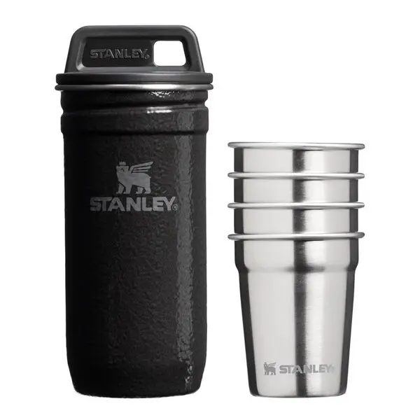 Adventure shotglass 6 cl 4 stk svart