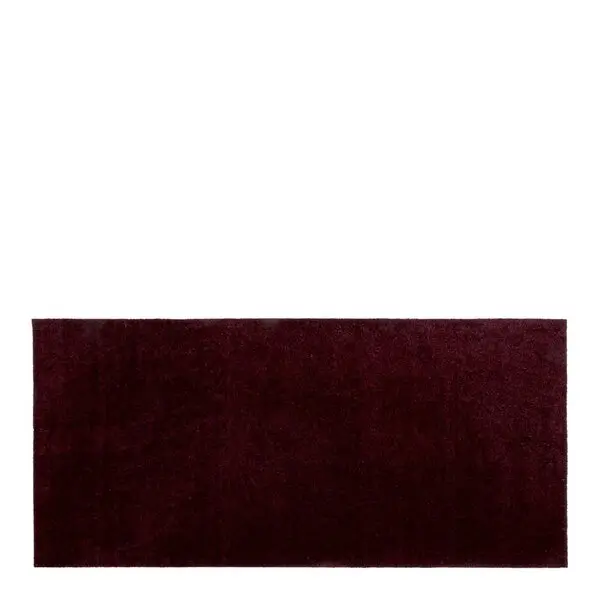 Unicolor gulvmatte 200x90 cm bordeaux