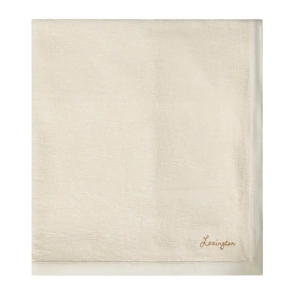 Sildemønstret sengeteppe bomull 160x240 cm lys beige