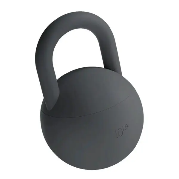 Kettlebell 4,54 kg kullgrå