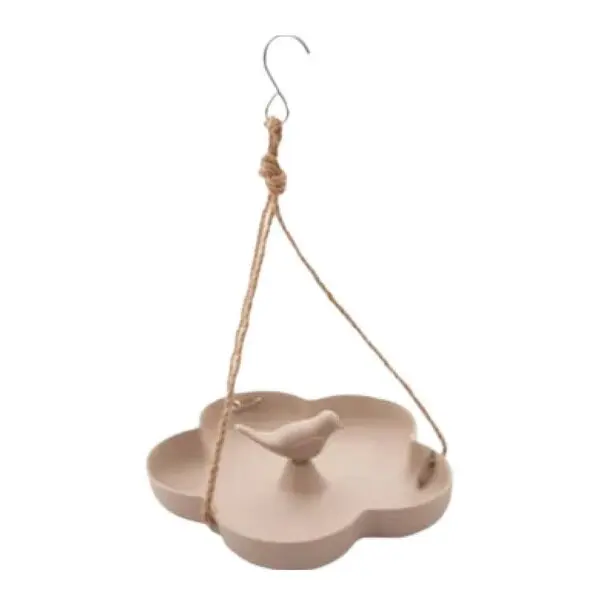 Fuglebad 23 cm taupe