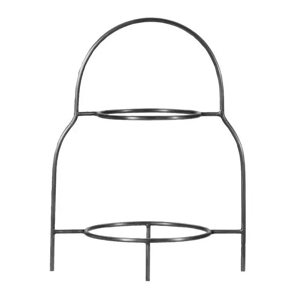 Sana tallerkenstativ sølv 32 cm
