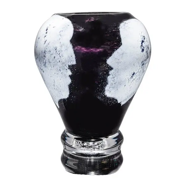 Vi Møtes vase 18 cm svart