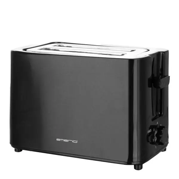 Brødrister 2 skiver 700W svart