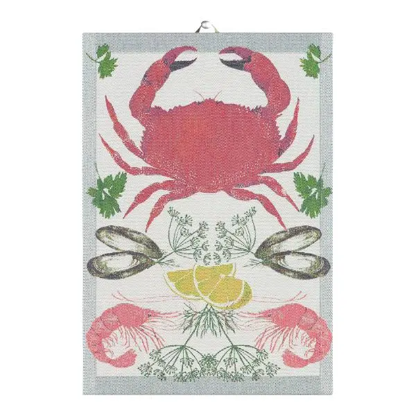 Seafood håndkle 35x50 cm