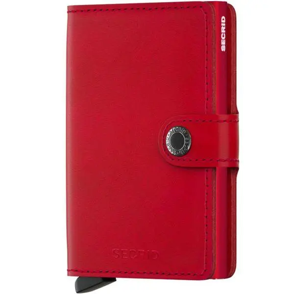 Miniwallet lommebok m/kortholder original rød
