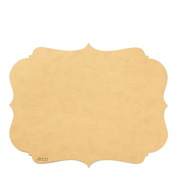 Vintage bordbrikke 44x35 cm beige