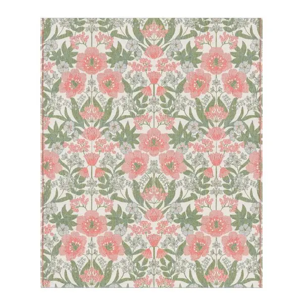 Bettys tulpaner pledd 140x170 cm rosa