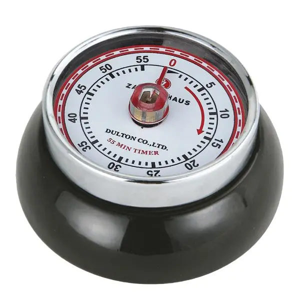 Retro Collection timer med magnet svart