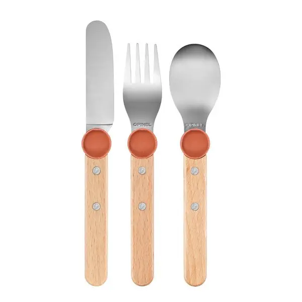 Petit Gourmet barnebestikk 3 deler korall