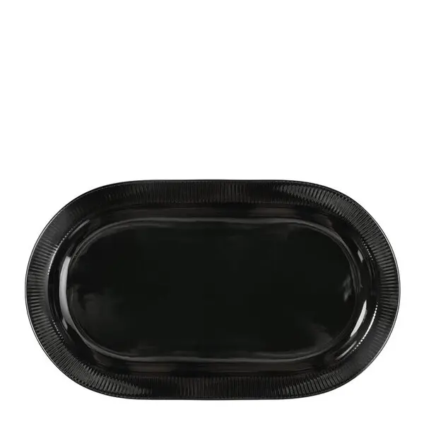 Inka serveringsfat 34x20 cm svart