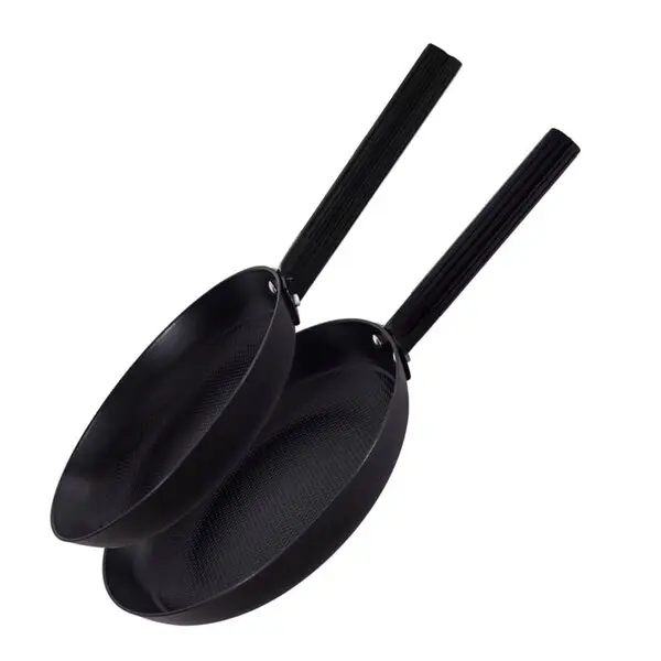 Aska DUO støpejernspanne sett 2 deler 24+28 cm svart