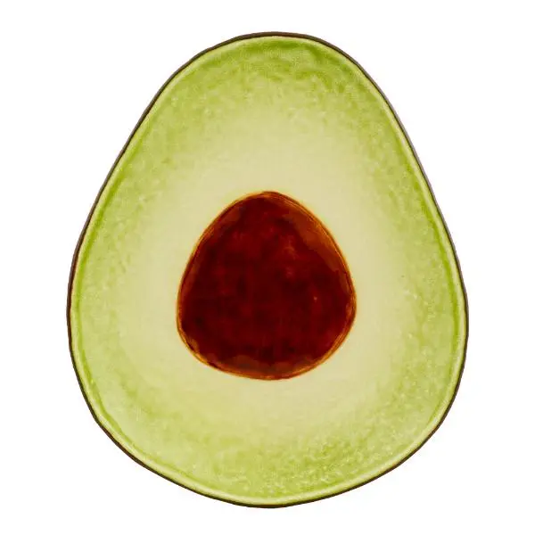 Tropical Fruits tallerken 25 cm avokado