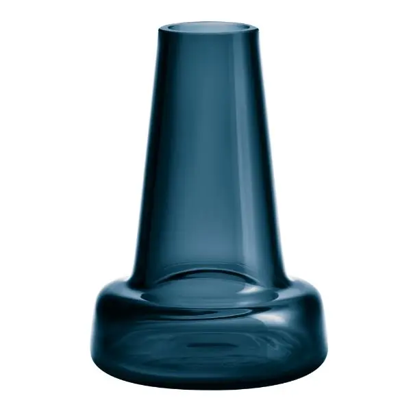 Flora vase lang 12 cm mørkeblå