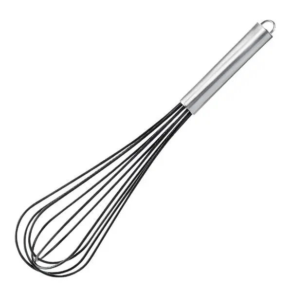 Visp m/belegg 30 cm rustfritt stål