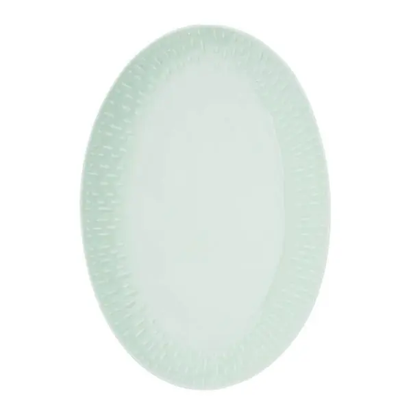 Confetti ovalt fat 36x25,5 cm pistachio
