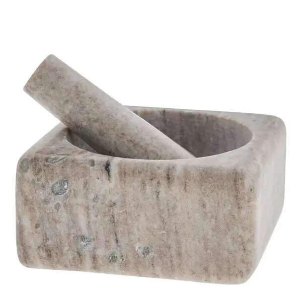 Elina morter 12,5x12,5 cm mørk sand