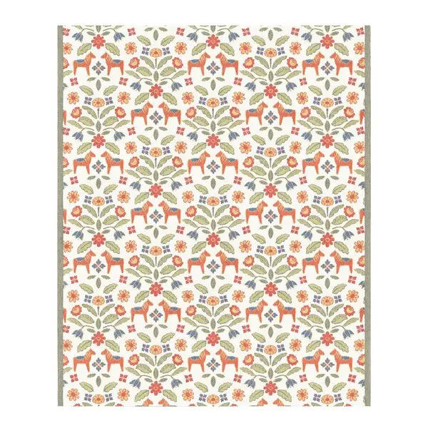 Kurbitsblom pledd 140x170 cm