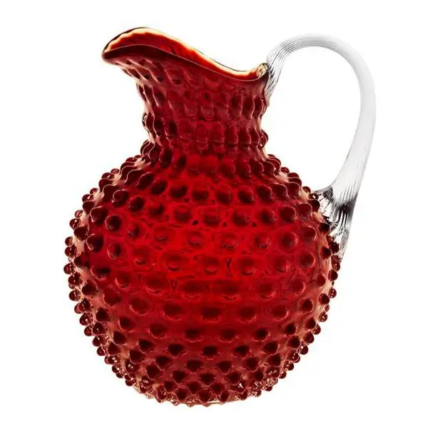 Hobnail karaffel 2L underlay garnet