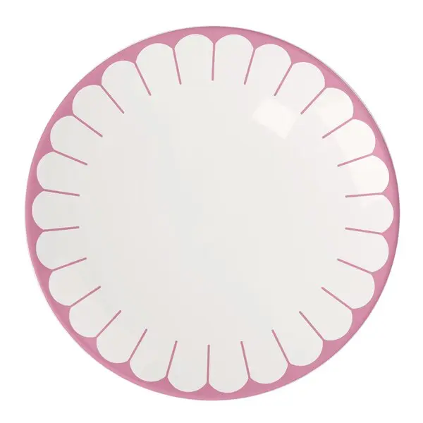 Fleur cassis frokosttallerken/desserttallerken 21 cm rosa