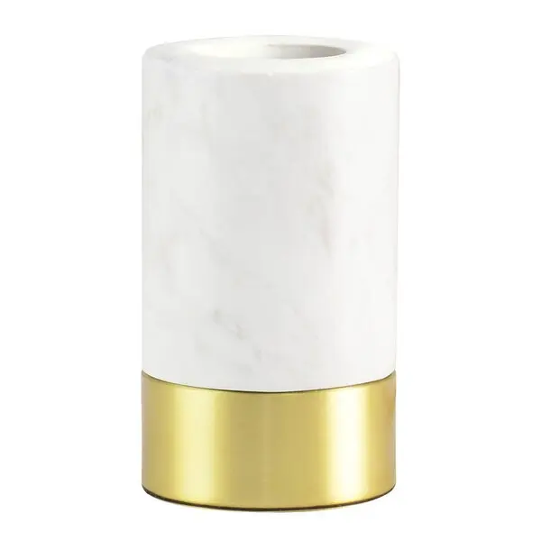 MITB Romance sokkel bordlampe 12 cm hvit marmor