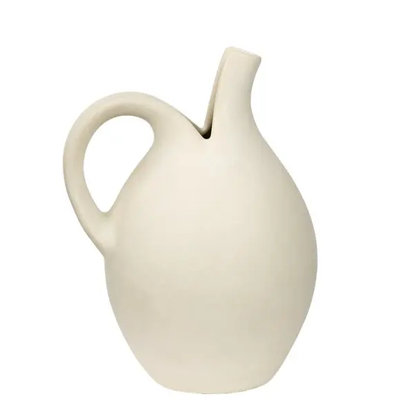 Spaltekannen original versjon vannkanne/vase 18 cm hvit