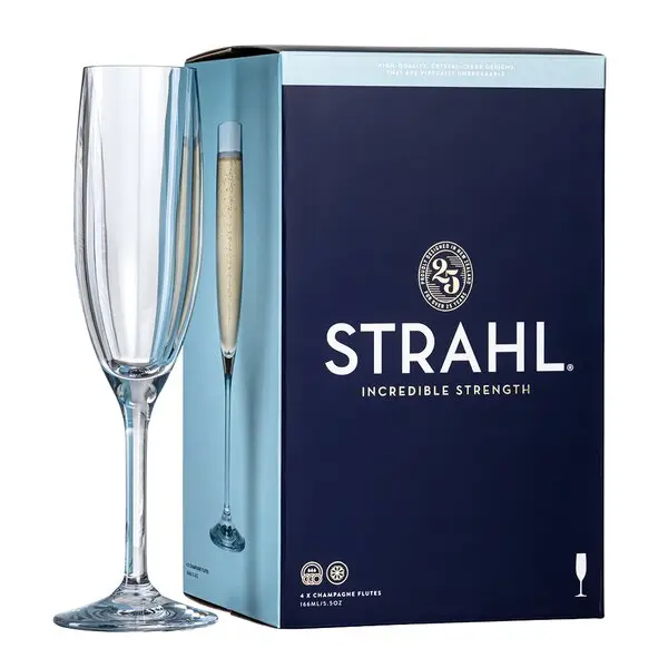 Champagneglass 16,6 cl 4 stk polykarbonat