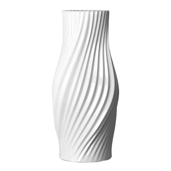 Twist vase 31 cm hvit