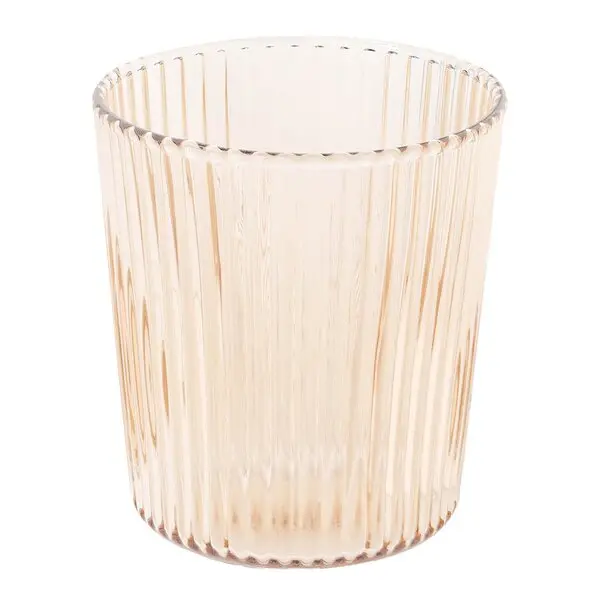 Ribbed Elegance glass Bells 25 cl beige