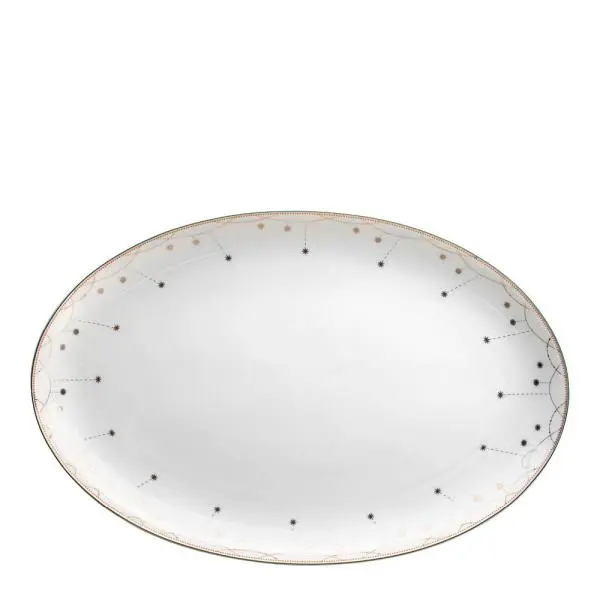 Julemorgen Girlander ovalfat 45 cm